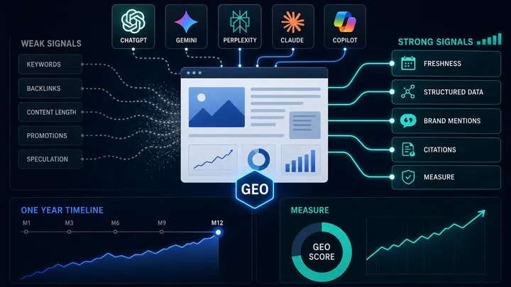 GEO un an après : le référencement IA qui marche vraiment